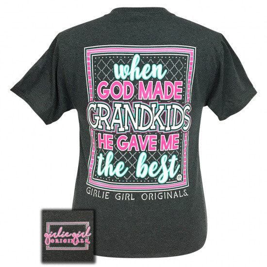 Girlie Girl Originals Preppy God Gave Me The Best - Adult & Kids T-Shirts, Sweatshirts & Hoodies apparel design preview 1