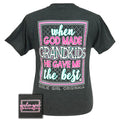 Girlie Girl Originals Preppy God Gave Me The Best - Adult & Kids T-Shirts, Sweatshirts & Hoodies apparel design preview 1
