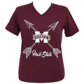 Girlie Girl Preppy Mississippi State Arrows V-Neck - Adult & Kids T-Shirts, Sweatshirts & Hoodies apparel design preview 1