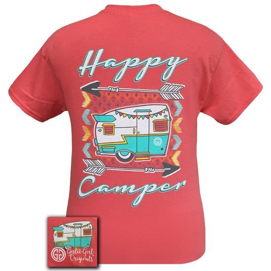 Girlie Girl Southern Originals Happy Camper Arrows - Adult & Kids T-Shirts, Sweatshirts & Hoodies apparel design preview 1