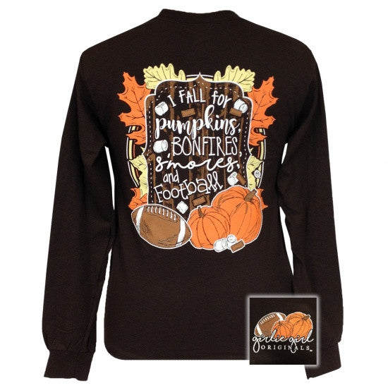 Girlie Girl Originals Fall for Pumpkins, Bonfires and - Adult & Kids T-Shirts, Sweatshirts & Hoodies apparel design preview 2