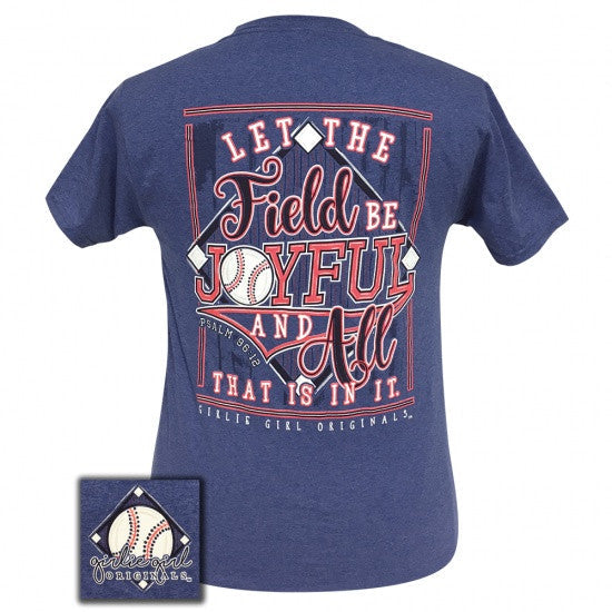 Girlie Girl Preppy Joyful Baseball - Adult & Kids T-Shirts, Sweatshirts & Hoodies apparel design preview 1