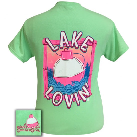 Girlie Girl Originals Preppy Lake Lovin Fishing - Adult & Kids T-Shirts, Sweatshirts & Hoodies apparel design preview 1