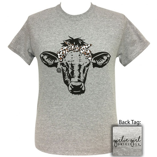 Girlie Girl Originals Preppy Bandana Cow - Adult & Kids T-Shirts, Sweatshirts & Hoodies apparel design preview 1