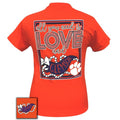 South Carolina Clemson All You Need Is Love - Adult & Kids T-Shirts, Sweatshirts & Hoodies apparel design preview 1