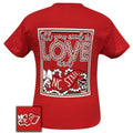 North Carolina All You Need Is Love - Adult & Kids T-Shirts, Sweatshirts & Hoodies apparel design preview 1