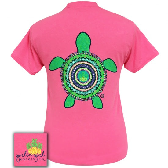 SALE Girlie Girl Originals Preppy Mandala Turtle - Adult & Kids T-Shirts, Sweatshirts & Hoodies apparel design preview 1