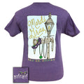 Girlie Girl Preppy Classic Mardi Gras - Adult & Kids T-Shirts, Sweatshirts & Hoodies apparel design preview 1