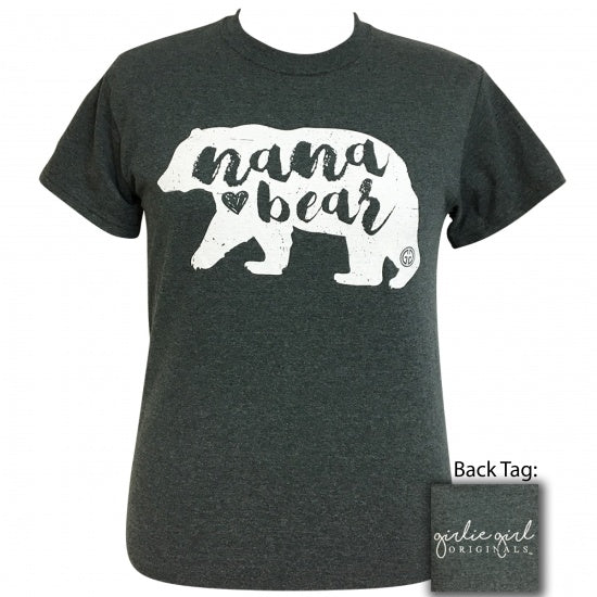 Girlie Girl Originals Preppy Nana Bear - Adult & Kids T-Shirts, Sweatshirts & Hoodies apparel design preview 1