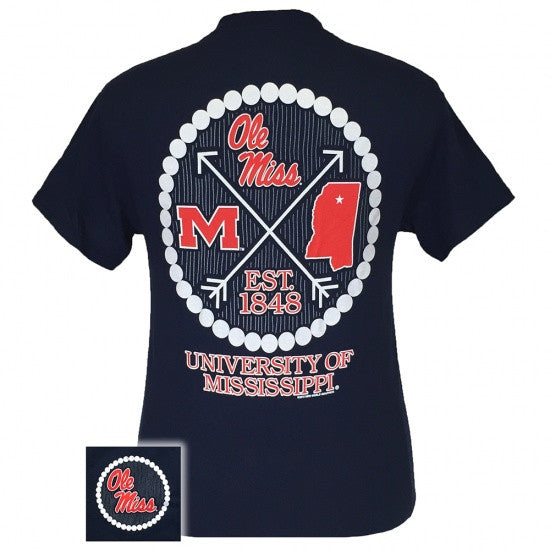 Mississippi Pearls Arrow Preppy - Adult & Kids T-Shirts, Sweatshirts & Hoodies apparel design preview 1