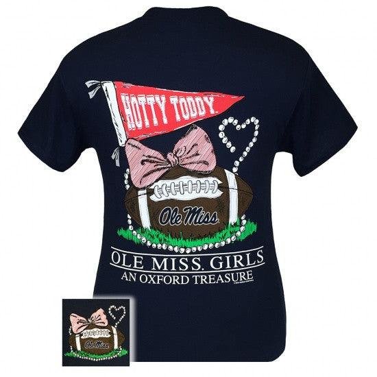 Mississippi Oxford Treasure Pearls Bow - Adult & Kids T-Shirts, Sweatshirts & Hoodies apparel design preview 1