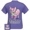 Girlie Girl Originals Southern Preppy Pig Violet - Adult & Kids T-Shirts, Sweatshirts & Hoodies apparel design preview 1