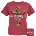 Sale Girlie Girl Originals Preppy Leopard Cross Faith - Adult & Kids T-Shirts, Sweatshirts & Hoodies apparel design preview 1