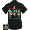 Girlie Girl Originals Preppy Serape Cactus - Adult & Kids T-Shirts, Sweatshirts & Hoodies apparel design preview 1