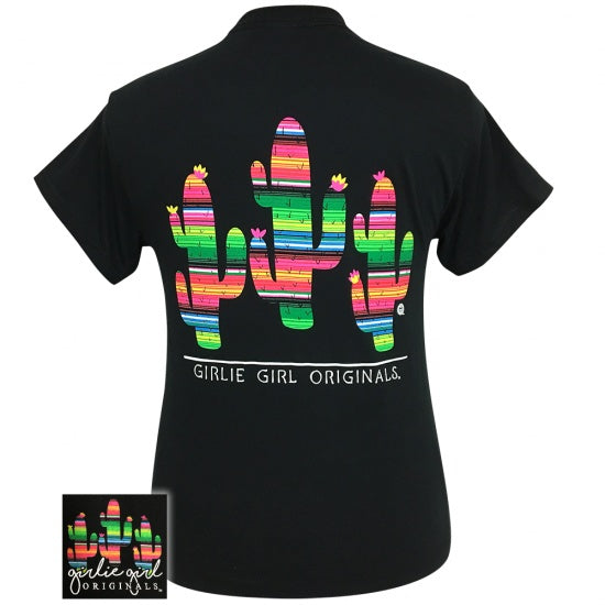 Girlie Girl Originals Preppy Serape Cactus - Adult & Kids T-Shirts, Sweatshirts & Hoodies apparel design preview 1