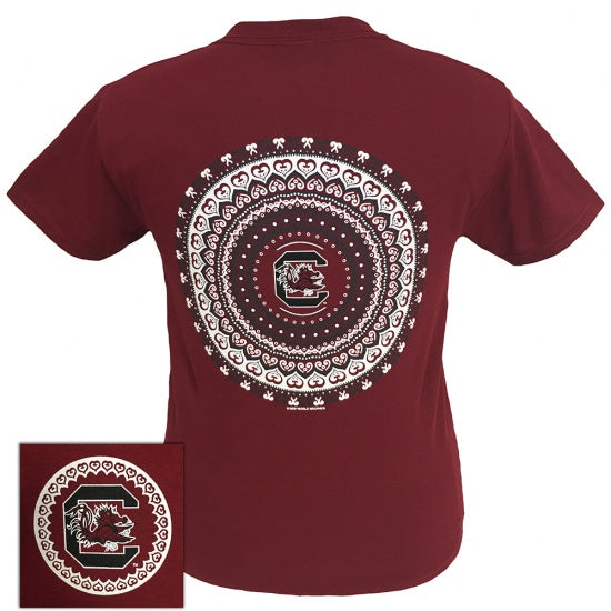 South Carolina Preppy Mandala - Adult & Kids T-Shirts, Sweatshirts & Hoodies apparel design preview 1
