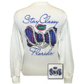 Florida Preppy Stay Classy Pearls - Adult & Kids T-Shirts, Sweatshirts & Hoodies apparel design preview 1