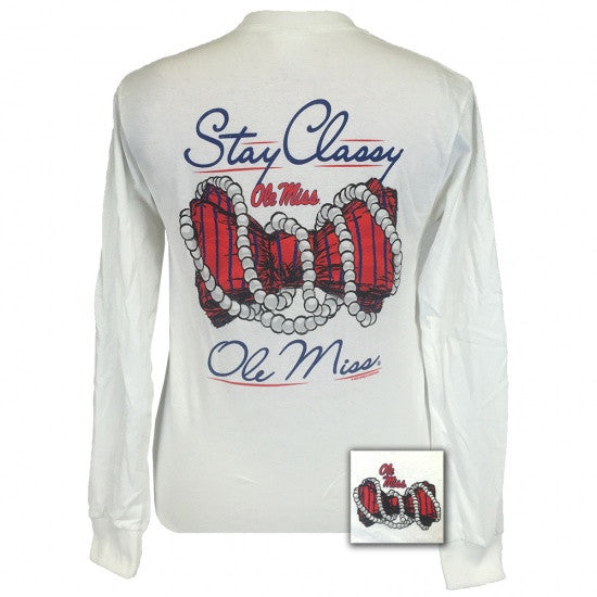 Mississippi Stay Classy Pearls - Adult & Kids T-Shirts, Sweatshirts & Hoodies apparel design preview 1