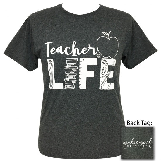 Girlie Girl Originals Teacher Life - Adult & Kids T-Shirts, Sweatshirts & Hoodies apparel design preview 1