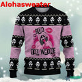 Ghostface Boo You Whore Halloween Ugly Sweater product image