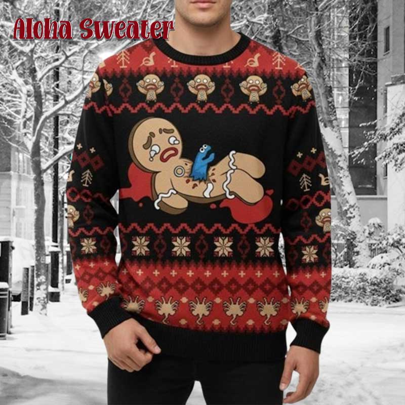 Gingers Are For Life Gingerbread Ugly Christmas Sweater product image 5