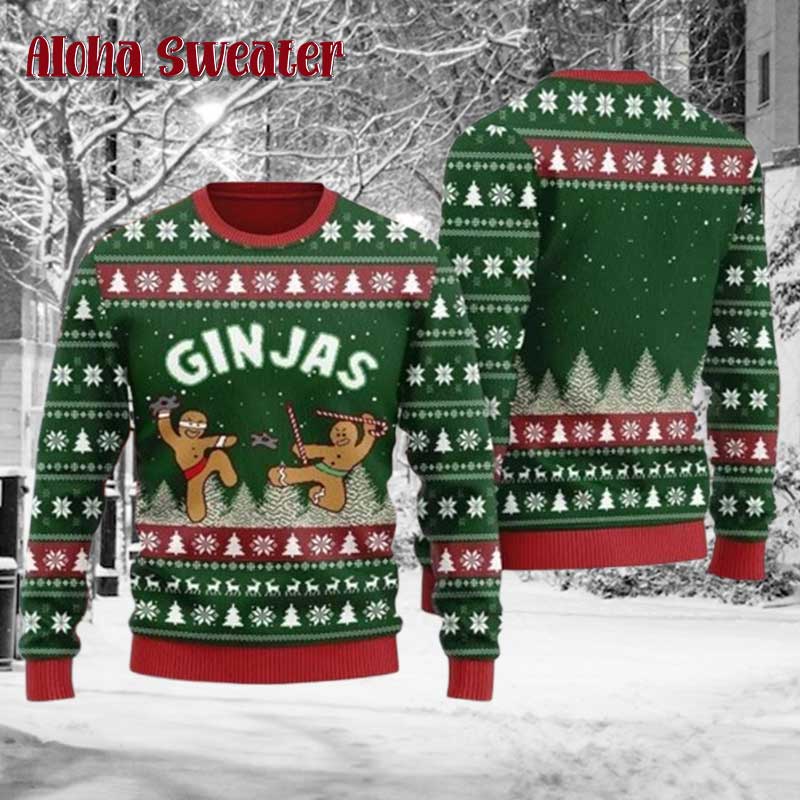 Gingers Are For Life Gingerbread Ugly Christmas Sweater product image 4