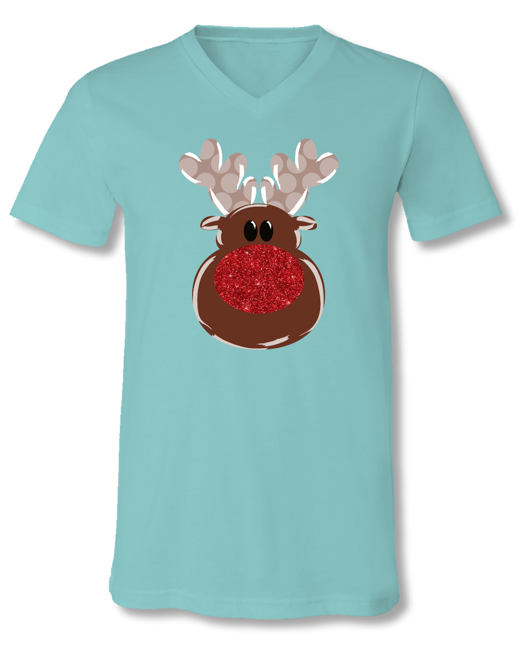 SALE Sassy Frass Holiday Glitter Nose Reindeer - Adult & Kids T-Shirts, Sweatshirts & Hoodies apparel design preview 2