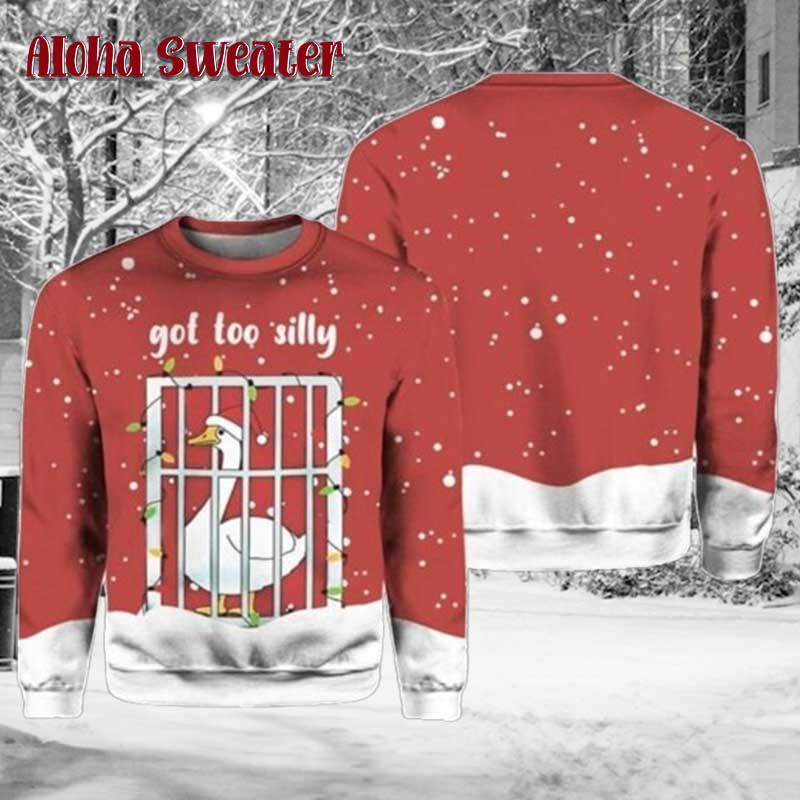 God’s Silliest Goose Ugly Christmas Sweater product image 2