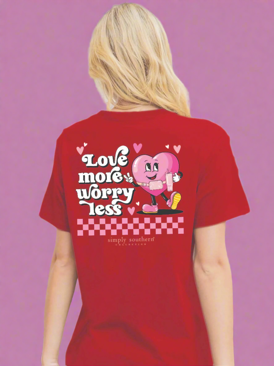 Simply Southern Love More Valentine - Adult & Kids T-Shirts, Sweatshirts & Hoodies apparel design preview 2