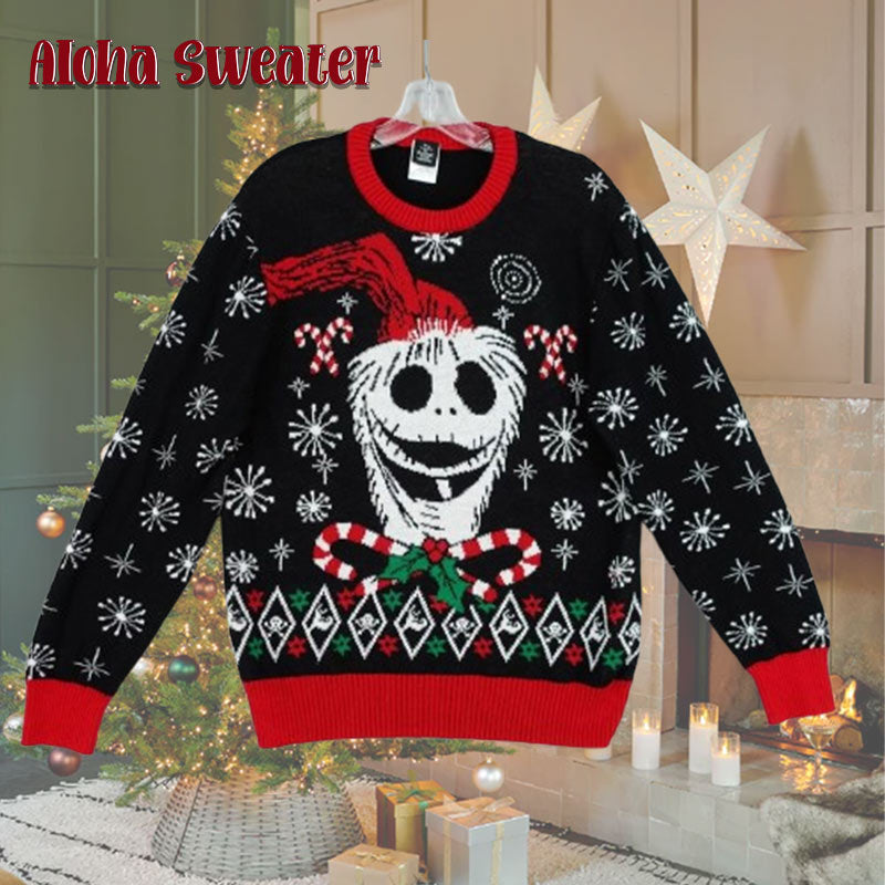 Christmas Coffee Jack Skellington Ugly Christmas Sweater product image 2
