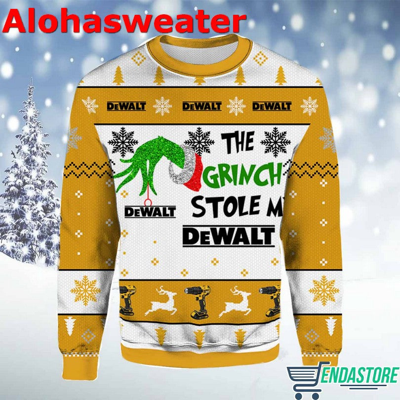 Grnch Stole My Dewalt Ugly Christmas Sweater product image