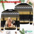 Guinness Bulldog Ugly Christmas Sweater product image
