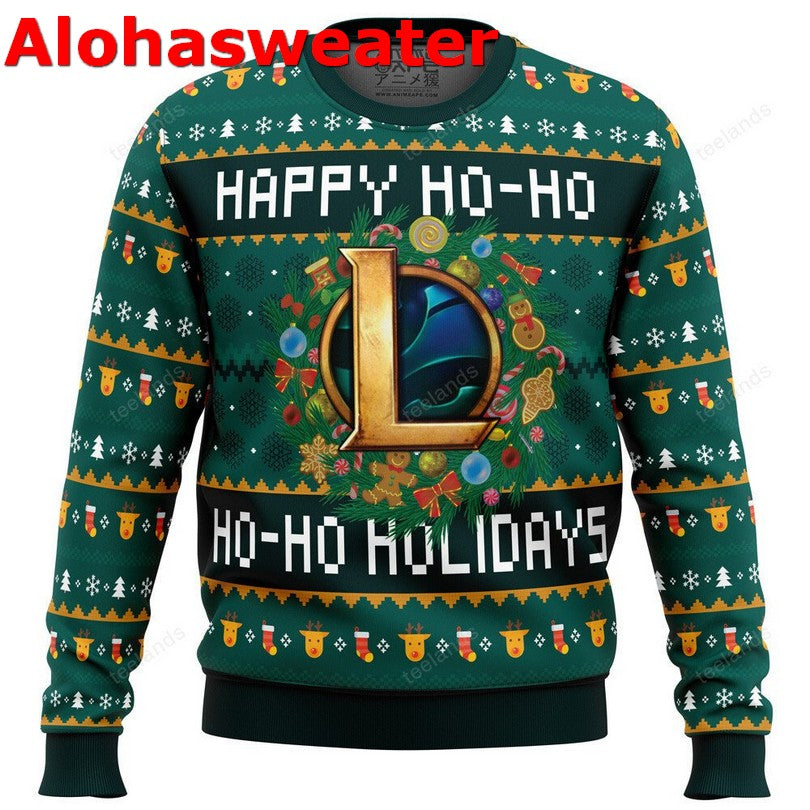 Happy hockey days ugly Christmas sweater product image 2