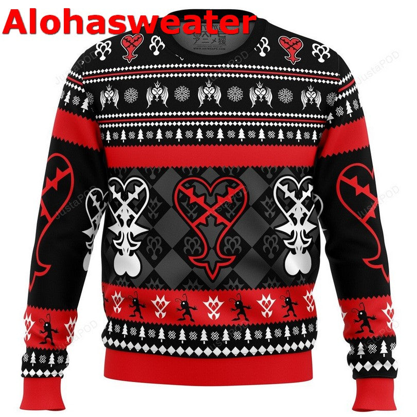 Hearts Kingdom Hearts Ugly Christmas Sweater product image 3