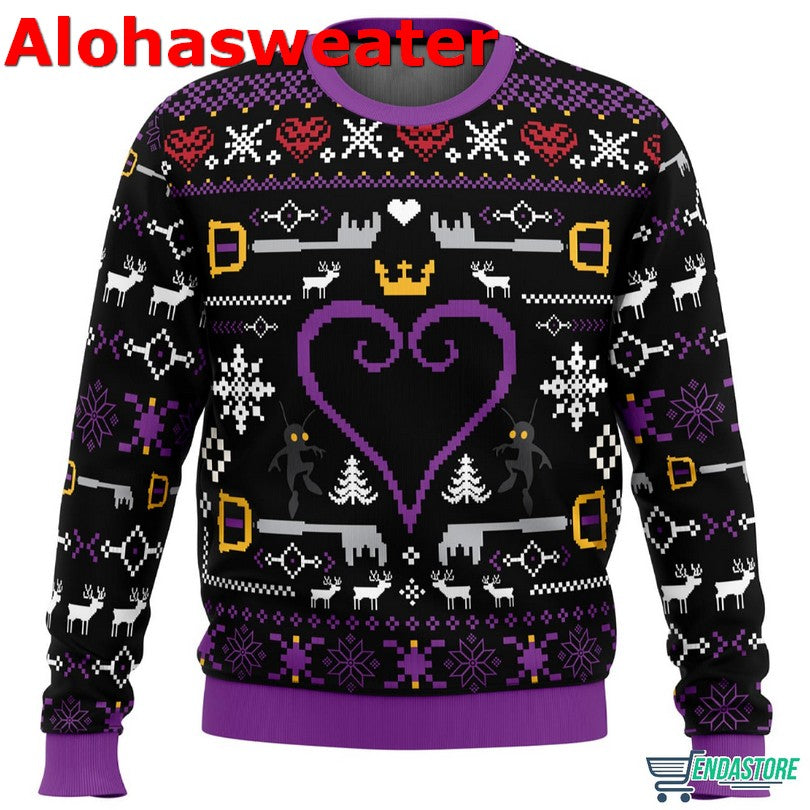 Hearts Kingdom Hearts Ugly Christmas Sweater product image
