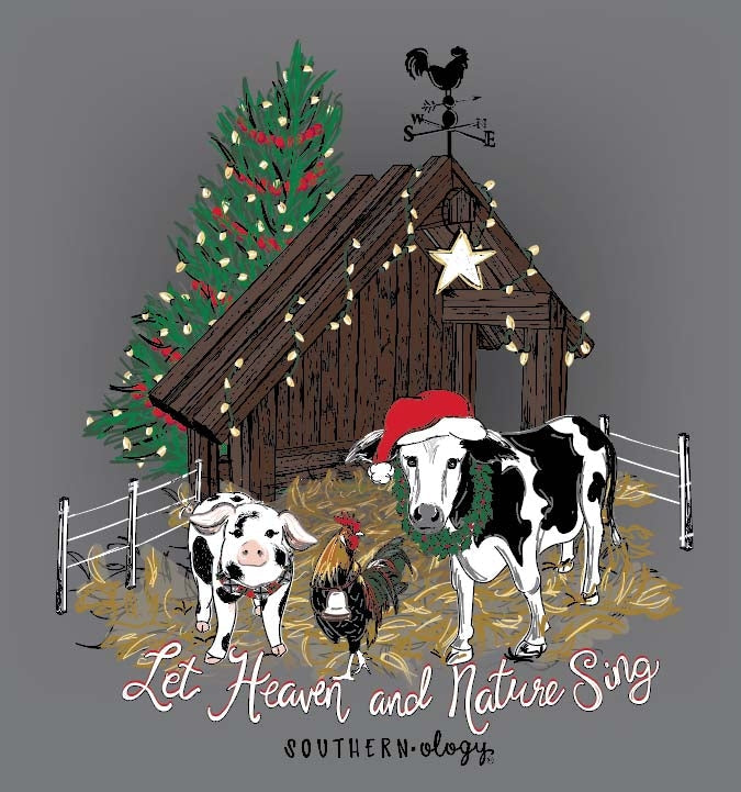 Southernology Heaven and Nature Sing Holiday Comfort - Adult & Kids T-Shirts, Sweatshirts & Hoodies apparel design preview 2