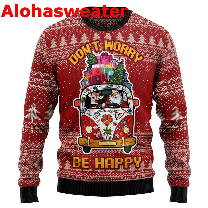 Hippie girl Christmas sweater product image 4