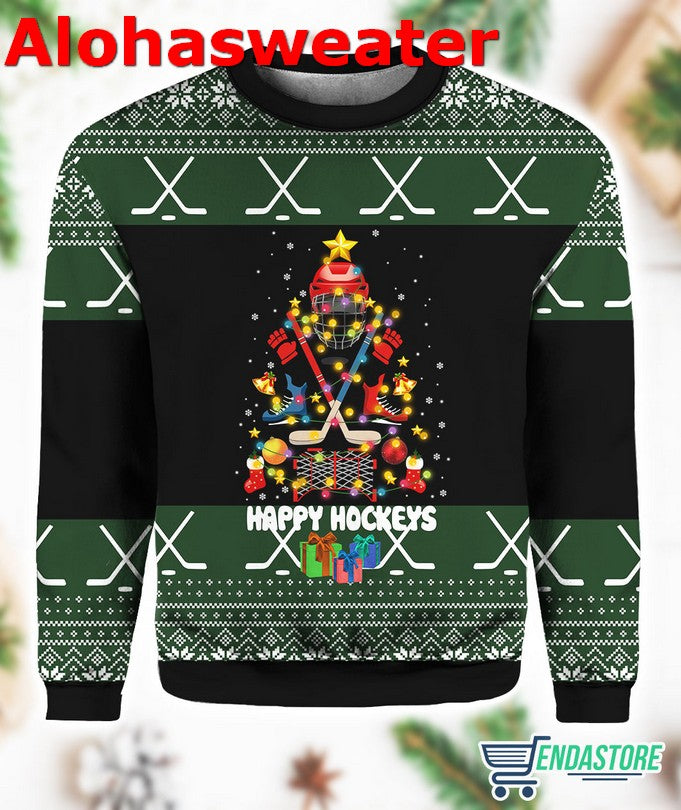 Hockey Christmas Ugly Christmas Sweater product image