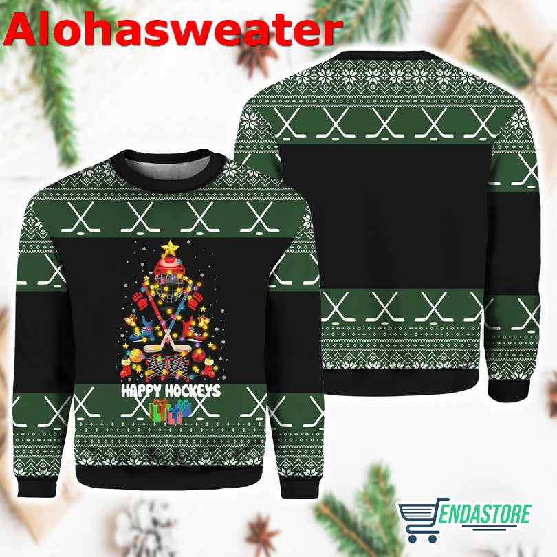 Hockey Christmas Ugly Christmas Sweater product image 3