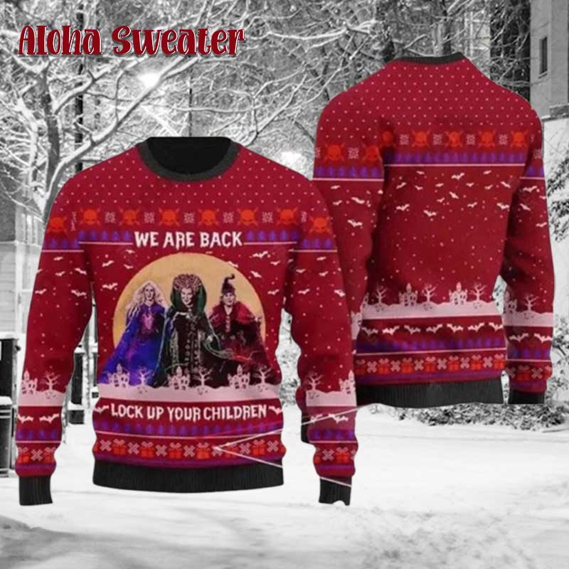 Hocus Pocus Get In Loser Loser Ugly Christmas Sweater product image 5