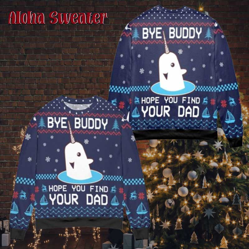 I Know Him Buddy The Elf Graphic Ugly Christmas Sweater product image 2