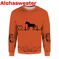 Horse Heartbeat Horse Lover Sweater product image
