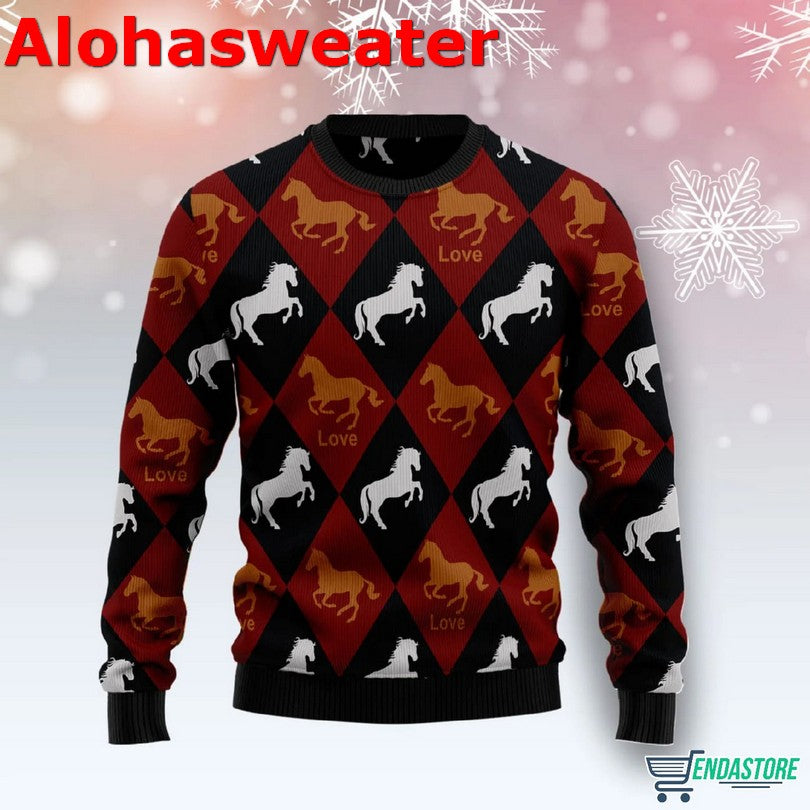 Horse Heartbeat Horse Lover Sweater product image 2