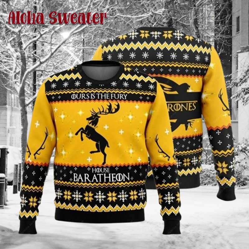 Game Of Thrones Our Blades Are Sharp Ugly Christmas Sweater product image 2