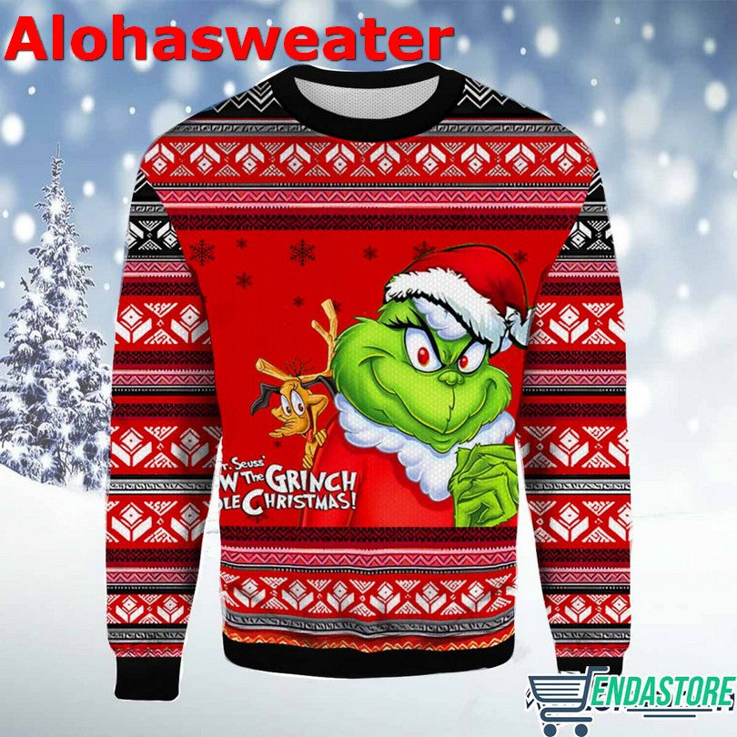 How The Grnch Stole Christmas Ugly Xmas Sweater product image