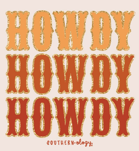 Southernology Puff Howdy Comfort Colors - Adult & Kids T-Shirts, Sweatshirts & Hoodies apparel design preview 2