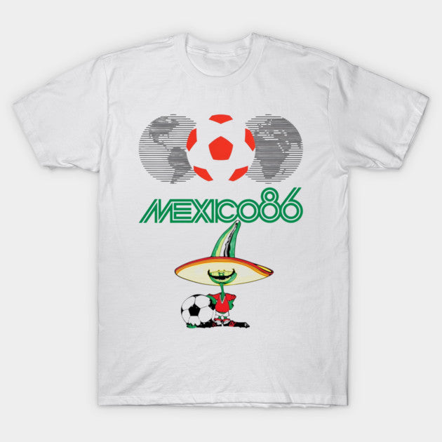 Mexico 86 Pique Mascot Vector - Vintage Football Logo - T-Shirt, Sweatshirt, Hoodie