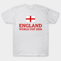 England FIFA World Cup 2026 - T-Shirt, Sweatshirt, Hoodie