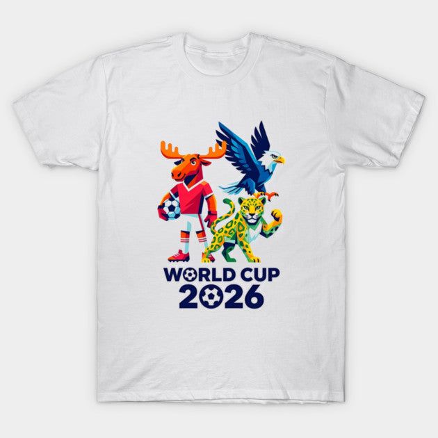 2026 World Cup Mascot Fun - T-Shirt, Sweatshirt, Hoodie