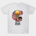 World Cup 2026 Abstract Ribbon - T-Shirt, Sweatshirt, Hoodie